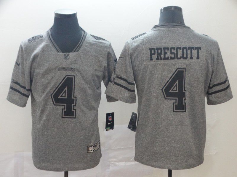 Men Dallas cowboys #4 Prescott Gray Nike Vapor Untouchable Stitched Gridiron Limited NFL Jerseys->dallas cowboys->NFL Jersey